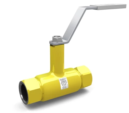 Кран шаровый резьбовой LD КШЦМ Gas 050.040.Н/П.02. стальной ст 20 Ду50 Ру40 МПа в Сочи