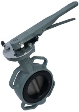 Затвор дисковый поворотный ABRA Ду300 Ру16 BUV-VF863D, межфланцевый, корпус - чугун, диск - нержавеющая сталь, рукоятка, NBR в Сочи