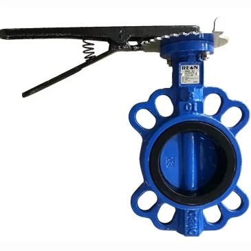 Затвор дисковый поворотный REON Ду125 Ру16 EPDM RSV80 корпус - чугун, диск - чугун, рукоятка в Сочи