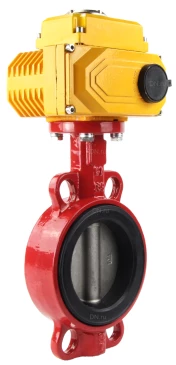 Затвор дисковый поворотный ABRA Ду80 Ру10/16 BUV-VF866D, межфланцевый, корпус - чугун, диск - нержавеющая сталь, с электроприводом, EPDM в Сочи