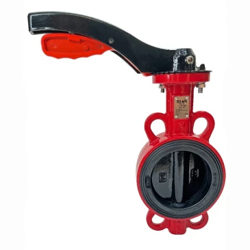 Затвор дисковый поворотный REON Ду65 Ру16 EPDM RSV81RED корпус - чугун, диск - чугун, рукоятка в Сочи