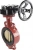 Затвор дисковый поворотный ABRA Ду450 Ру16 BUV-VF843D, межфланцевый, корпус - чугун, диск - бронза, редуктор, NBR в Сочи