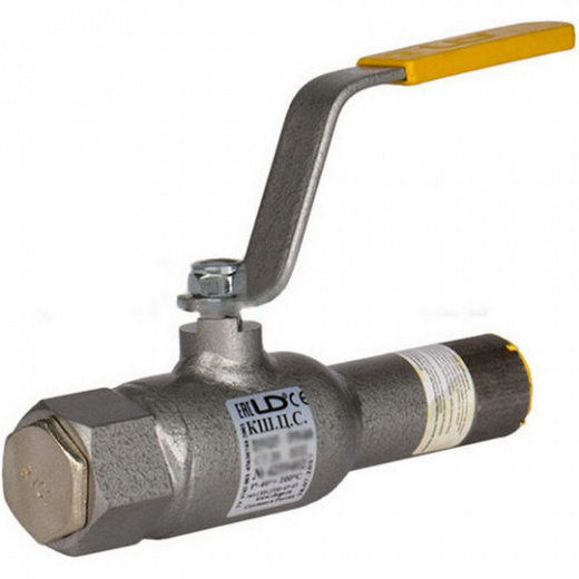 Кран шаровый LD КШЦС Gas 080/070.025.Н/П.03. из стали 09Г2С Ду80/70 Ру2,5МПа в Сочи